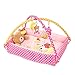 Produktbild SONARIN Niedlich Bear Erlebnisdecke Baby Spielmatte & Activity Gym mit Aktivitätsspielzeug,Bärenkissen,Kleines Bett,Bunt & Interaktiv,Ideal Geschenk(Rosa)