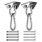 ✔ 【Sicher und zuverlässig】：Heavy Duty kommerzielle Qualität Swing Kleiderbügel sind für den Einsatz von Kindern und Erwachsenen bewertet, und für den Wohnbereich mit einer 450KG Rating fühlen sich sicher und sicher.