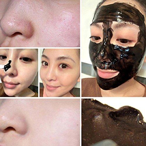 Bambus Holzkohle Blackhead Maske Gesichtsmaske Schwarzer Schlamm Deep Cleansing Pilaten Blackhead Remover Reinigende Peel Face Maske Blackhead Remover Mask - 5
