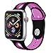 Produktbild BZLine Armband | Weiche Silikon Ersatz Sport Band Uhrenarmband | Für Apple Watch Series 4 Sport-Armband 40mm/44mm| Handgelenkgröße: 5,5-6,7/6,7-8,1 Zoll | 10 Farben Damen Herren