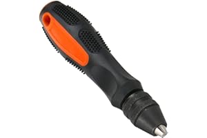 KEWAYO Pin Vise Mini perceuse manuelle 0,5 à 8 mm Outil de précision avec mandrin sans clé pour résine époxy, modélisme, bricolage du bois et fabrication de bijoux