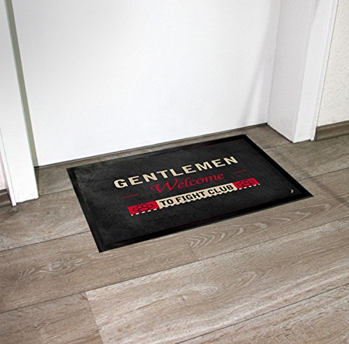 1art1 92085 Fight Club – Gentlemen Welcome To Fight Club Fußmatte Türmatte 60 x 40 cm - 2