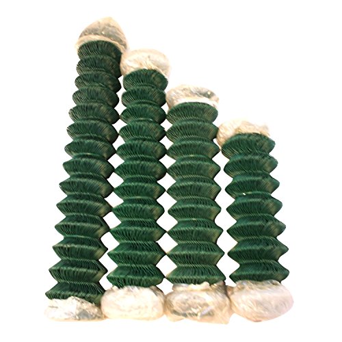 TOP MULTI Maschendrahtzaun Viereck-Geflecht Drahtzaun grün – versandkostenfrei (D) (100cm H x 15m L) - 3