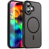 MADNOVA iPhone 17 İ&ccedil;in Telefon Kılıfı Magsafe ile Uyumlu Kamera Korumalı Mat Şeffaf G&ouml;r&uuml;n&uuml;ml&uuml; iPhone Telefon Kılıfı (Siyah)