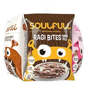 Soulfull Choco/Vanilla Fills -Pack of 6 (35gmsx6) - Free Toy