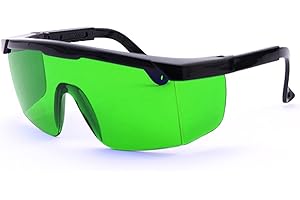 SEIWEI Schutzbrille für Laser, 190 nm - 540 nm OD 5+, Lasergravierer, Schutzbrille, Augenschutzbrille für die Arbeit