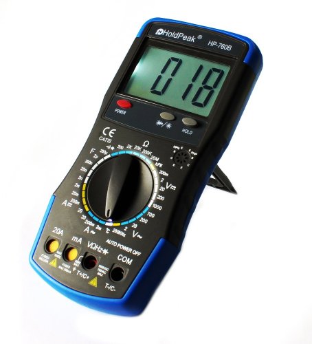20A CATIII Digital Multimeter HP-760B mit Fehlbedienungssperre und Zubehör - 4