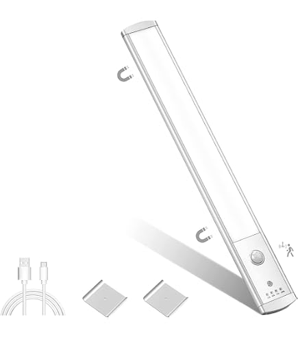 Luce Aradio LED Con Sensore, 4 Odalità, 36 LED Agnetica USB - 14