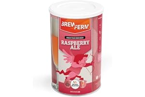 Brewferm - Kit de bière Raspberry Ale - Kit Biere a Faire soi Meme - 12 litres - Bière rafraîchissante à l'arôme délicieusement délicat de Framboise