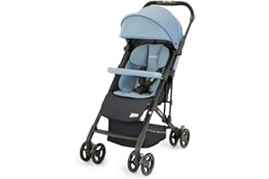 RECARO Kids, Easylife Elite 2, Passeggino Reclinabile, Passeggino da Viaggio con Meccanismo di Ripiegamento a una Mano, Parasole, Ergonomico, per Bambini di 3 Anni (Max 15 kg), Prime Frozen Blue
