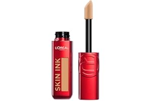 L'OREAL PARIS L'Oréal Paris - Encre de Teint Skin Ink - Fond de teint correcteur à la couvrance modulable - Tenue Semi-Permanente - Fini Naturel - Convient aux Peaux Sensibles - Teinte : Medium Cool (318) - 15 mL