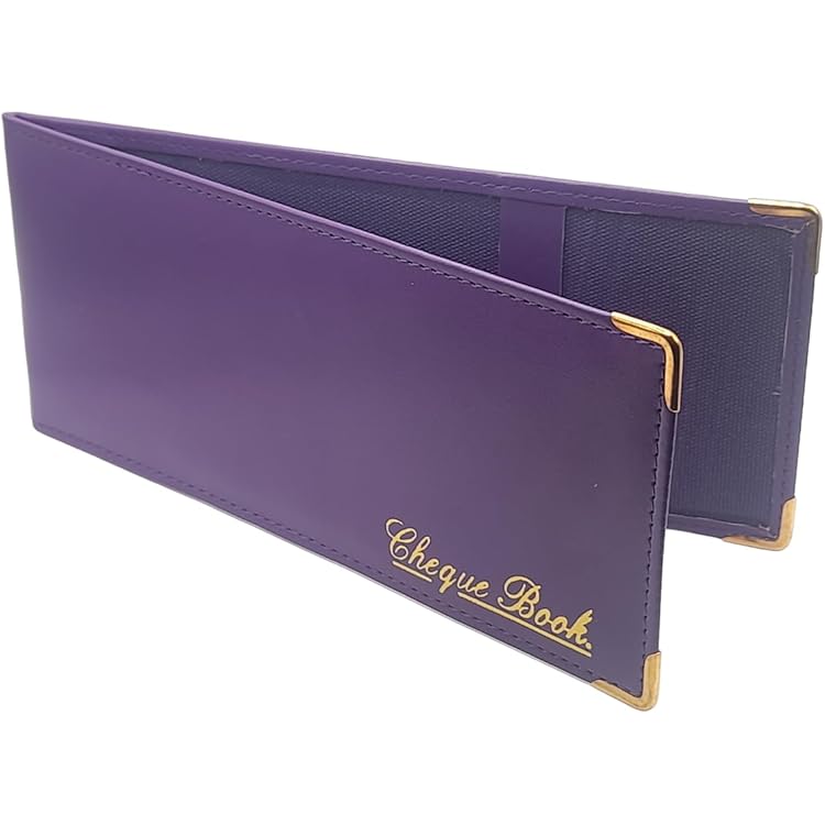ASRAW Faux Leather Chequebook Holder Multiple Pockets