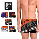 ropa ktm bogota  KTM Set 5 Boxer Microfibra (92% poliéster-8% Elastano) Mixture, L para Hombre