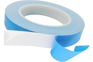 CTRICALVER Thermal Adhesive Tape, Double Sided Thermal Adhesive Tape for LED Lighting Ic and LED Televisions with Excellent Insulation, High Thermal Conductivity (20mm 25m)