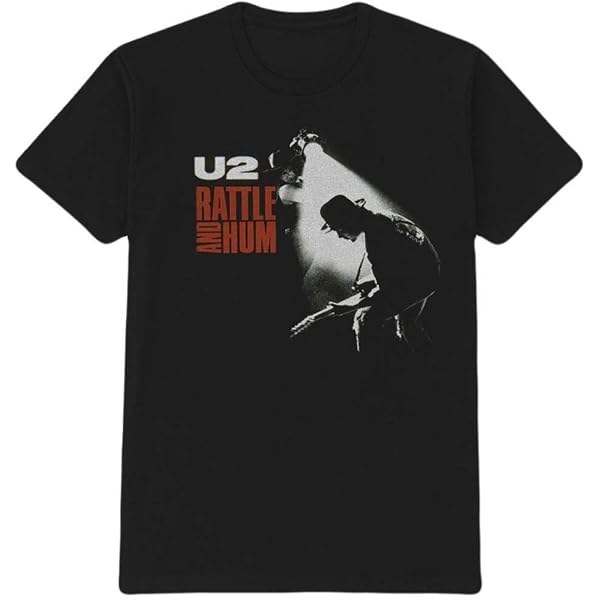 U2 Unisex Adult Vertigo Tour 2005 Symbols T-Shirt (XL) (Black