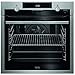 Produktbild AEG BPS55132AM Einbaubackofen / Backofen mit Dampfzugabe für knusprige Backwaren / Pyrolyse-Selbstreinigungsfunktion / 71 Liter Volumen / Heißluftsystem mit Ringheizkörper / SafeToTouch / silber