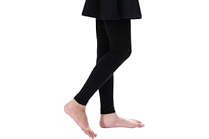 EVERSWE Girl's Microfiber Footless Tights, Ultra Soft Ballet Dance Tights