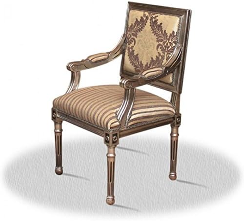 baroque chair louis pre victorian antique style rococo AlCh0015SiCr