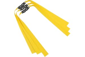 LOTBUN 3 elastici per lancia in pietra, spessore 0,7 mm, lunghezza 240 mm, conicità 20-12, fascia elastica per slingshot elastici piatti rotondi catapulta caccia di ricambio strisce di gomma