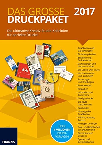 Preisvergleich Produktbild Franzis Das große Druckpaket 2017