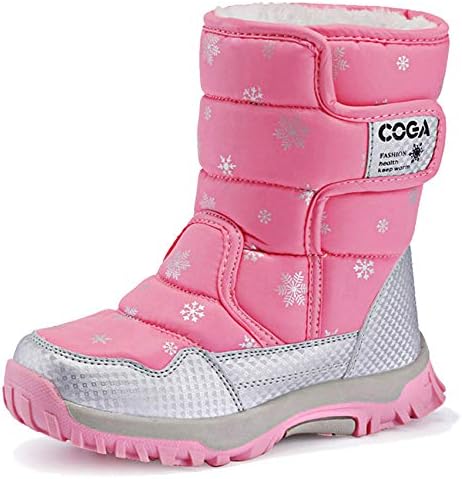 katliu Warm Lined Snow Boots for Kids