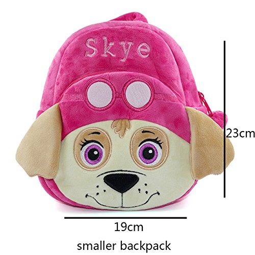 Kids Pink Paw Patrol Mini Backpack Purple Beige Skye Rucksack
