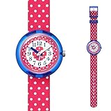Flik Flak Mädchen Analog Quarz Uhr mit Stoff Armband FPNP012