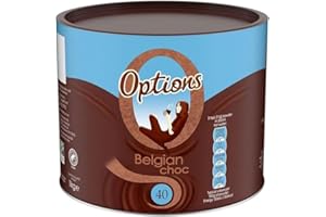 GENERIC Options Belgian Chocolate Hot Chocolate Powder Drink 1KG – Made with Real Belgian Cocoa – Rich, Creamy, Instant Hot Chocolate Mix