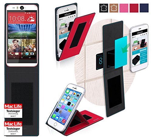 Cover for HTC Desire Eye Case | in Red | Multifunctional Cover Bumper
