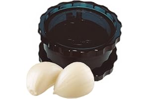 BROSZIO Durandal Garlic Chef - Garlic Roller für Knoblauch, Chilis, Kräuter, Nüsse - Garlic Press - Knoblauchpresse - Knoblauchreibe - Knoblauchschneider - Garlic Crusher - Knoblauch Zerkleinerer (Dunkelblau)