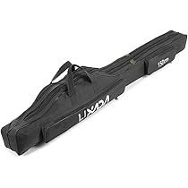 Sac De Pêche Portable Lixada - 150 Cm Pliable - Vert Armée - Housse Transport Canne