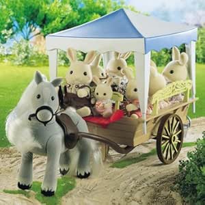 sylvanian families pony and trap