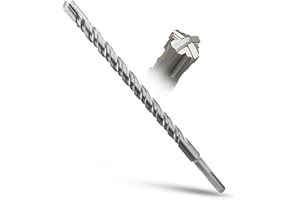 METOTY Punta per trapano SDS Plus, 16 mm x 260 mm, per pietra, cemento, pietra naturale, muratura di mattoni