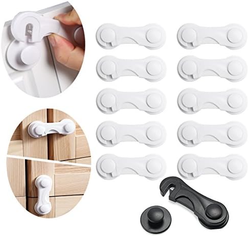 Baby Safety Cupboard Locks Child Locks for Kitchen Cabinets Fridge Toddler Lock Baby Proof Drawers Safe