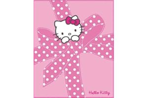 CTI 038777 Coperta in Pile Hello Kitty, 130 x 160 cm