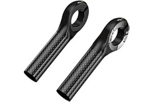 HOUSON Extrémités de guidon de vélo, poignées de guidon en carbone, poignées de guidon de VTT 22,2 mm
