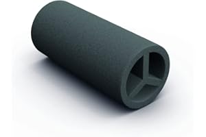 ETERNO IVICA Silencieux tubulaire tube plume 200 (diamètre 200 mm, longueur 480 mm)