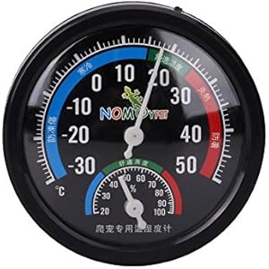 [Gesponsert]domybest Digital Temperatur Thermometer Hygrometer Luftfeuchtigkeit Meter Messuhr für Reptilien Terrarium Lizard Schildkröte Schlange Tank