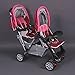 Exclusive Tandem - Twin Pram rose - BambinoWorld