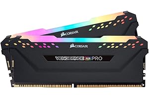 ‎CORSAIR Corsair Vengeance RGB PRO DDR4 Light Enhancement KIT (Ohne verbauten Arbeitsspeicher) Enthusiast RGB LED-Beleuchtung, Schwarz, 2 x 0 GB
