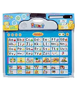 Amitasha 2in1 Musical Activity Alphabet Drawing Board with Doodle Pen for Kids