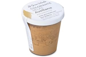 GRAN VELADA Colorante per candele Nocciola | Pigmento in polvere per candele domestiche | Alta qualità e resa | Colori intensi e stabili | Ideale per candele in vetro | 150 cc