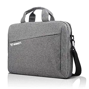 Bennett Mystic 15.6 inch Laptop Shoulder Messenger Sling Office Bag, Water Repellent Fabric for Men and Women (Grey)