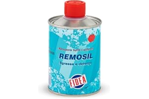 Rimuovi Silcone Sgrassa E Deterge Fidea Remosil 250ml - Rimuovi Silicone, Ottimo Come Detergente Per Olii O Grassi, Rimuove Catrame, Adatto Per Lavaggio Motori, Per Pulizia Di Attrezzature Usate Per Verniciatura Con Vernici Sintetiche