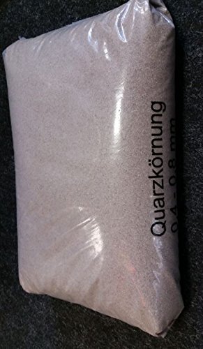 25kg Quarzsand 0,4-0,8mm Sand für Sandfilteranlage