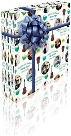 Ed Sheeran Personalised Giftwrap Gift Wrap With 2 Tags - 100% RECYCLABLE