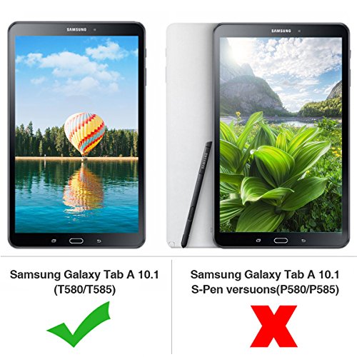 Panzerglas Schutzfolie f  r Samsung Galaxy Tab A 10 1  Glas Folie Panzerfolie  9H Hardness  Ultra HD Klar  Kratzfeste  Widersteht Flecken und Fingerab