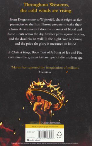 Book's Cover of Le trône de fer (A game of Thrones), Book 2 : A Clash of Kings