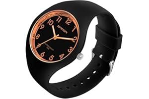 XCZAP Fashion Jelly Series Ladies Silicone Strap Electronic Quartz Waterproof Watch Luxury Simple learners Designer Watches Black White