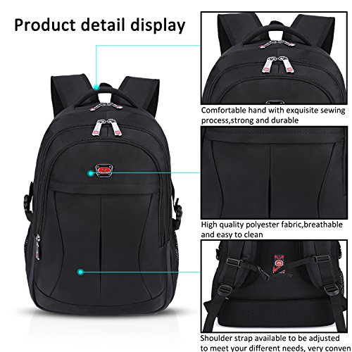 FANDARE Stylische Rucksack Daypack 15 6 Zoll Laptoprucks  cke Wanderrucks  cke Fahrradrucks  cke Schulrucksack Notebook Arbeit Reisen Studenten Herren